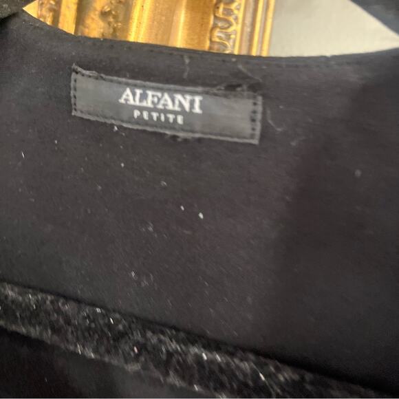 Alfani Petite Metallic-Embroidered Jacket Size small - Picture 5 of 6